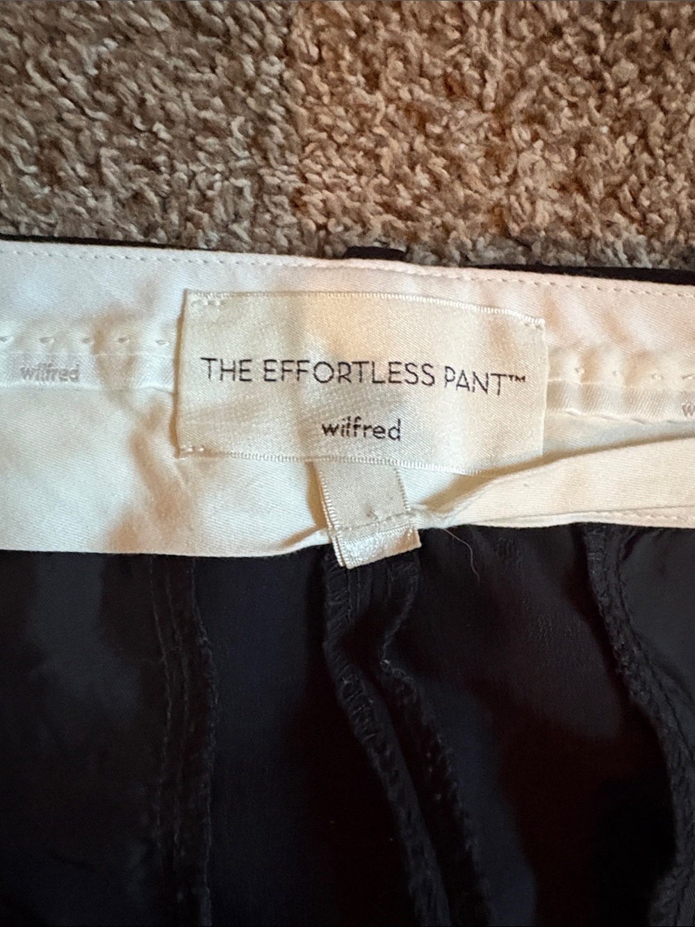 Wilfred Black Effortless Pants